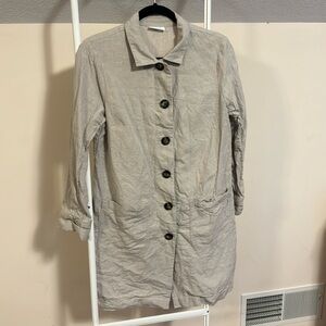J Jill LOVE LINEN long jacket